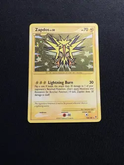 Pokemon TCG Zapdos LV. 30 150/147 Supreme Victors Secret Rare Holo LP - Image 1