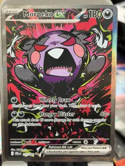 Pokemon TCG Morpeko ex 117/084 Pitch Black Full Art Holo - Image 1