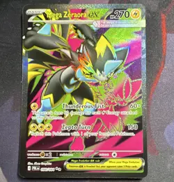 Pokemon Mega Zeraora EX 098/084 Pitch Black Full Art Holo Ultra Rare ENG NM - Image 1