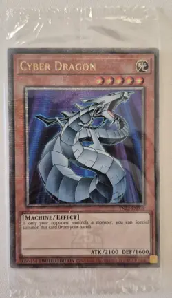 YuGiOh Cyber Dragon Quarter Century Secret Rare TN23-EN005 Sealed - Image 1