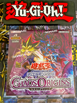 Yu-Gi-Oh! Chaos Origins JP Booster Box TCG OCG plus 1 First Edition Sealed - Image 1