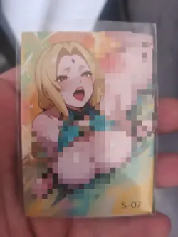 Liquid Fantasy CCG Tsunade Waifu Karte In Top Zustand Naruto Sexy Waifu Card - Image 1