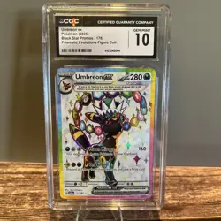 Pokemon Company Umbreon ex SVP 176 Black Star Promo CGC 10 Holo English 2025 - Image 1