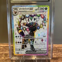 Pokemon Company Umbreon ex SVP 176 Black Star Promo CGC 10 Holo English 2025 - Image 2
