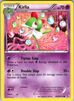 Kirlia RC9/RC25 Holo Common Legendary Treasures: Radiant Collection Pokemon LP - Image 1