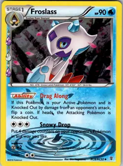 Froslass RC8/RC32 Uncommon Generations Pokemon Holo Lightly Played - Image 1