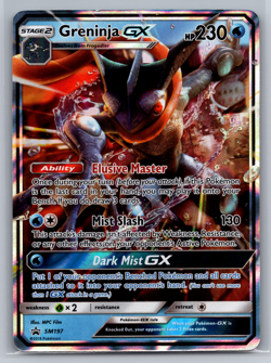 Greninja GX SM197 Holo Black Star Promo Pokemon Card LP - Image 1