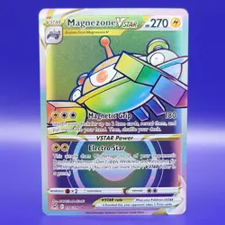 Pokemon TCG Magnezone VSTAR Secret Rare 198/196 SWSH11 Holo EN - Image 1