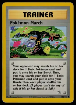 Pokemon March 102/111 Common Neo Genesis Pokemon Unlimited Lightly Played - Image 1