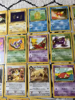 1st edition Team rocket Pokemon Cards 29 card Lot no doubles NM/LP - Image 2