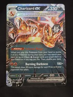 Pokemon TCG CHARIZARD EX SVP 196 PROMO From Charizard Special Collection NM/M - Image 1
