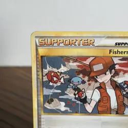Fisherman 92/123 Pokemon HGSS Non Holo Mp-HP - Image 2