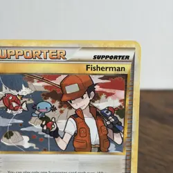Fisherman 92/123 Pokemon HGSS Non Holo Mp-HP - Image 3