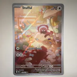 The Pokemon Company Stufful 154/132 Me01: Mega Evolution Holo Illustration Rare - Image 1