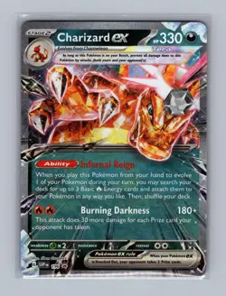 Charizard ex 196 Holo Promo Scarlet & Violet Promo Pokemon Near Mint - Image 1