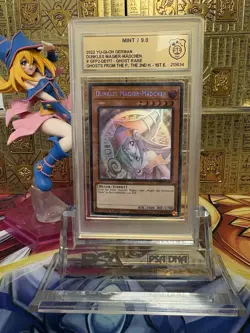 Yu-Gi-Oh Dunkles Magier-Madchen Ghost Rare GSG 9 no PSA GFP2-DE177 Mint - Image 3