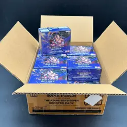 One Piece op14 Azure Sea's Seven English Open Case 12 BOXES TOTAL - Image 1