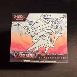 Pokemon TCG Chaos Rising ETB Pokemon Center Sealed - - Image 1