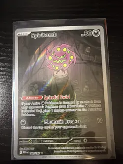 Spiritomb 148/132 Illustration Rare IR Holo - Mega Evolution Pokemon TCG Card - Image 1