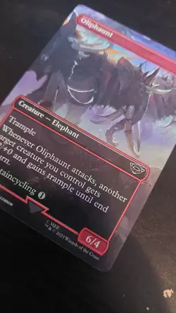 Oliphaunt (426) Foil Lord of the Rings Magic the Gathering card - Image 1