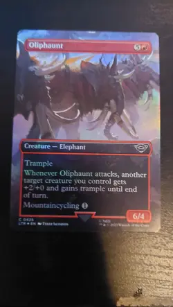 Oliphaunt (426) Foil Lord of the Rings Magic the Gathering card - Image 2