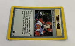 Pokemon Rocket’s Sneak Attack Trainer Card 16/82 Holo Rare LP Team Rocket TCG - Image 4