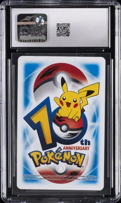 2006 POKEMON PLAYING CARDS JPN POKEMON 10TH ANNIV BLUE DECK MAGBY & MAGMAR CGC 9 - Image 2