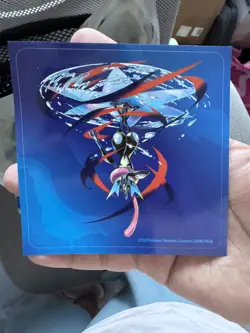 Mega Greninja Ex 081 Promo + 022/086 + Jumbo Card & Sticker Chaos Rising MINT - Image 2