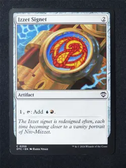 Izzet Signet - OTC - Mtg Card #5IL - Image 1