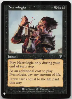 Necrologia The List Reprints 149/350 NM U - Image 1