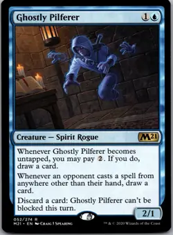 Ghostly Pilferer 52 Rare Core Set 2021 Magic: The Gathering Lightly Played - Image 1