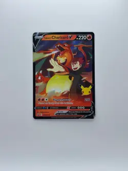 Lance's Charizard V Pokemon Card Promo SWSH133 Celebrations Black Star NM - Image 1