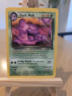 Pokemon TCG Dark Muk Team Rocket Uncommon 41/82 1999 Excellent - Image 1