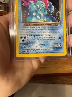Pokemon Dark Feraligatr 80 HP Neo Destiny Holo Rare 5/105 Unlimited English - Image 4