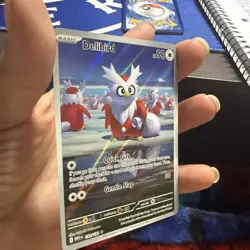 Delibird 152/132 Illustration Rare IR Pokemon Card Game TCG Mega Evolution Holo - Image 2