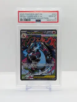 2025 Pokemon MEP EN Mega Charizard X ex Ultra-Premium Collection PSA 10 GM 023 - Image 1