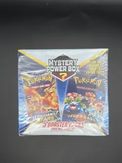 Pokemon 2022 Mystery PowerBox w/ 5 Boosters Evolving PlasmaU Damage/Dented Box - Image 1
