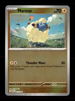 Mareep 027/086 Common Chaos Rising Pokemon Reverse Holo Near Mint - Image 1