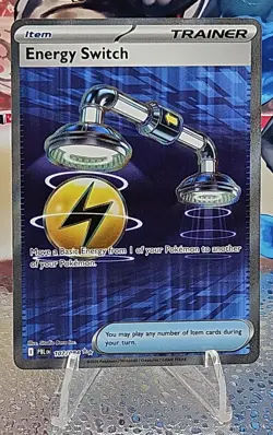 Energy Switch 107/084 Full Art Ultra Rare Pokemon Pitch Black ME05 NM English - Image 1