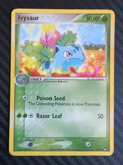 Pokemon TCG Ivysaur 7/17 POP Series 2 Uncommon LP/MP - Image 1