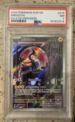 Pokemon Miraidon 013 PSA 7: Scarlet & Violet Promo Holo - Image 1