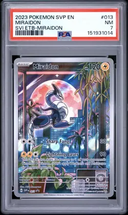 Pokemon Miraidon 013 PSA 7: Scarlet & Violet Promo Holo - Image 3