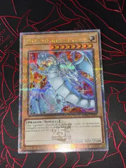 Yugioh Blue Eyes White Dragon RA04-EN002 1st Ed Quarter Century Secret Rare NM - Image 1