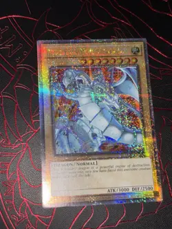 Yugioh Blue Eyes White Dragon RA04-EN002 1st Ed Quarter Century Secret Rare NM - Image 2