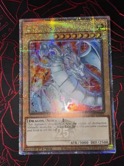 Yugioh Blue Eyes White Dragon RA04-EN002 1st Ed Quarter Century Secret Rare NM - Image 4