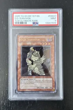 Yu-Gi-Oh! D.D. Survivor EN023 The Lost Millennium Ultimate Rare 1st Ed PSA 9 - Image 1