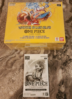 One Piece Adventure on Kami's Island OP15-EB04 Box with Dash Pack, New/Unopened - Image 1