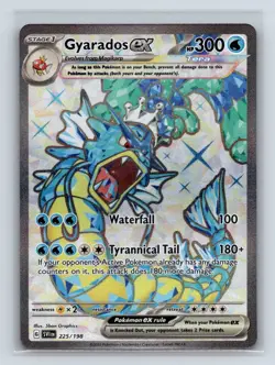Gyarados ex 225/198 Ultra Rare Scarlet & Violet Pokemon Holo Near Mint - Image 1