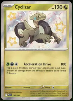 Cyclizar 195/091 Holo Paldean Fates Pokemon Card 2024 Near Mint - Image 2