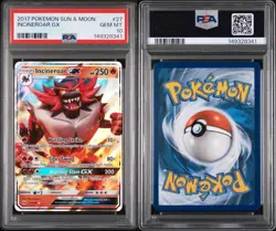 PSA 10 Gem Mint Incineroar GX 27/149 Pokemon TCG 2017 Sword And Shield - Image 3